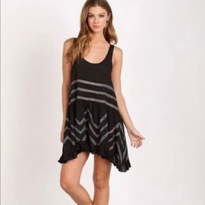 Intimately Free People Voile and Lace Trapez tank